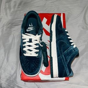 Nike dunk low velvet teal